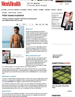 Link to an article about Boyzilians in Men's Health Magazine.